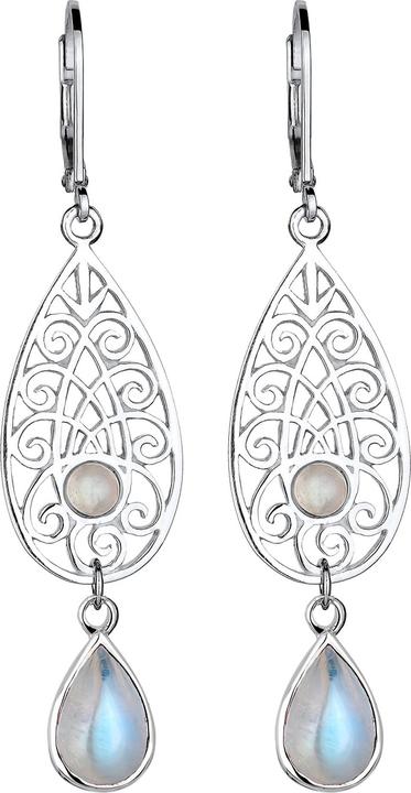 Actual product image Elli Ornament, Drop (925 Sterling silver gold-plated, Moonstone)