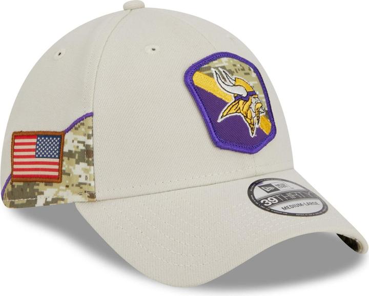 Produktbild New Era 39Thirty Cap Salute to Service Minnesota Vikings - S (S/M)