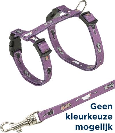 Image du produit Trixie Kitty cat harness avec motif chat (Chat, Général)