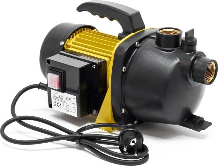 Produktbild Wiltec Gartenpumpe 3800l/h Wasserpumpe 1200W Pumpe 4.8 bar Teich Regenwasserpumpe (Gartenpumpe)