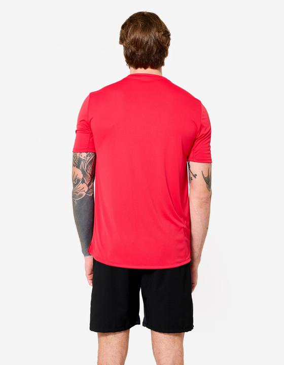 Actual product image Domyos T-Shirt Herren atmungsaktiv Rundhalsausschnitt - rot (XL)