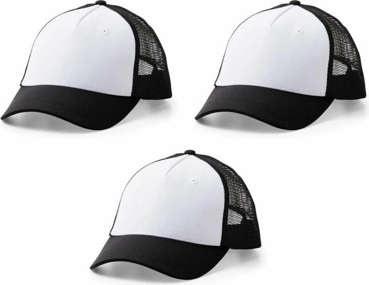 Actual product image Cricut Baseball Cap Infusible Ink 3 pieces, Black/White