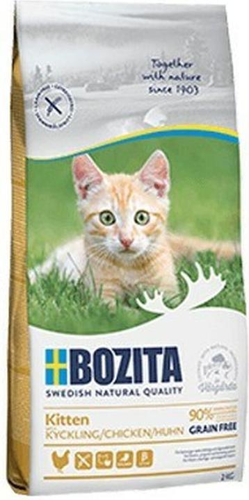 Actual product image Bozita Kitten Grain Free Chicken (Puppy + kitten, 1 pcs., 2000 g)