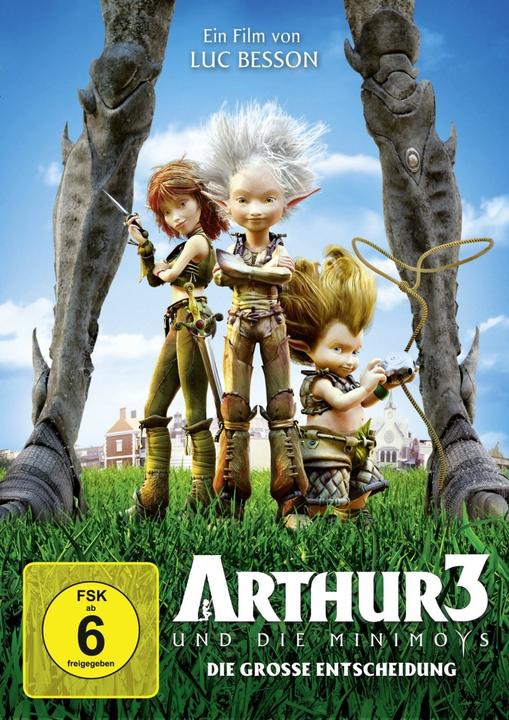 Actual product image Arthur and the Minimoys 3 The Great Decision (DVD, 2010, English, German)