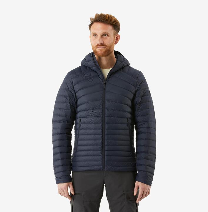 Forclaz Daunenjacke Herren bis -5 °C mit Kapuze Trekking - MT100