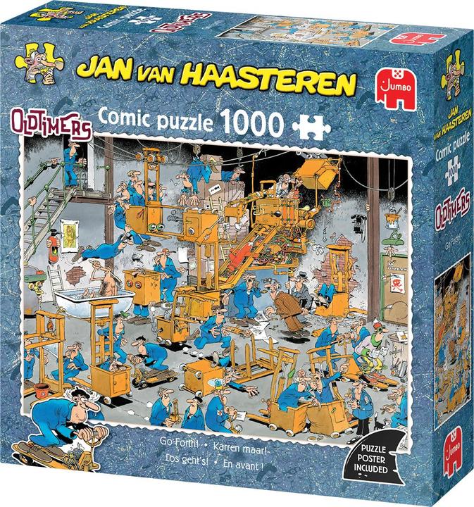 Actual product image Jumbo Jan van Haasteren Oldtimers - Go Forth! (1000 pieces) (1000 pieces)