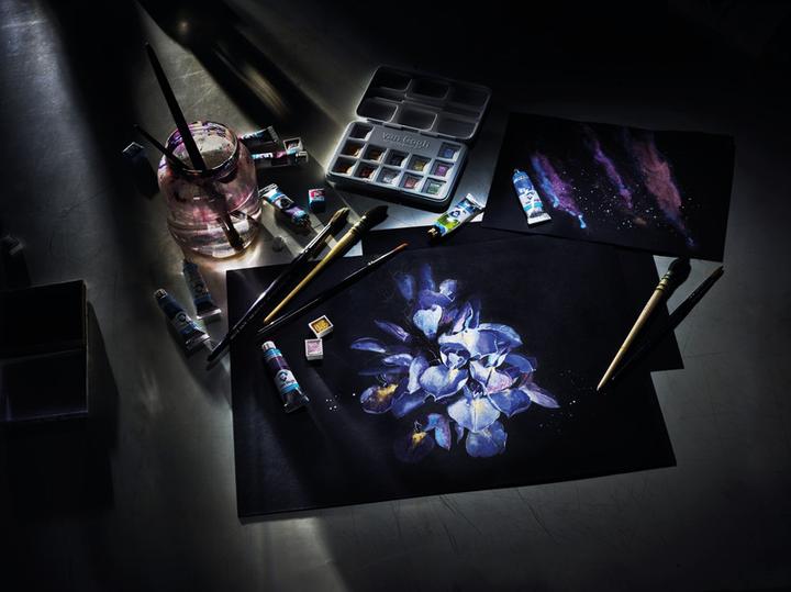 Actual product image Van Gogh Watercolour Pocketbox Metallic 12 (Multicoloured)