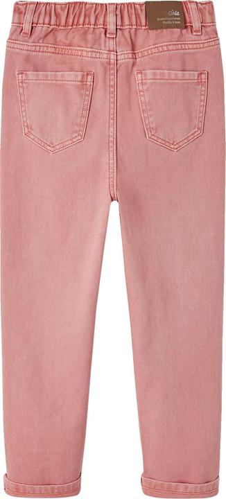 Actual product image Vertbaudet Girls' mom trousers, SLIM waist size (86)