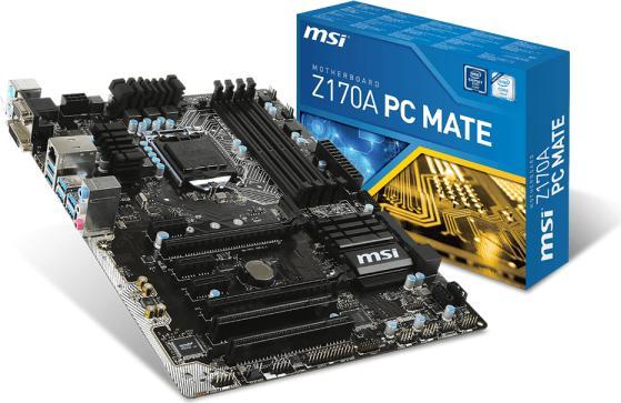Actual product image MSI Z170a PC Mate (LGA 1151, Intel Z170, ATX)