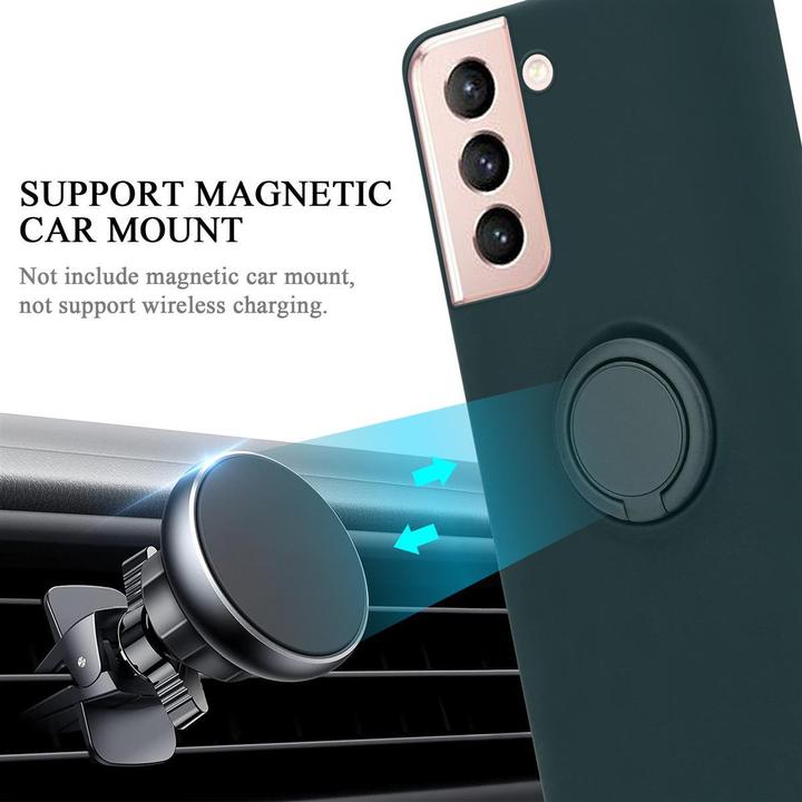 Productafbeelding Cadorabo TPU Vloeibare Ring Silicone Hoesje (Samsung Galaxy S21 5G)