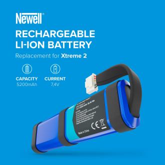 Actual product image Newell Newell replacement battery SUN-INTE-103, 2INR19/66-2 for JBL Xtreme 2 (1 pcs., 5200 mAh)