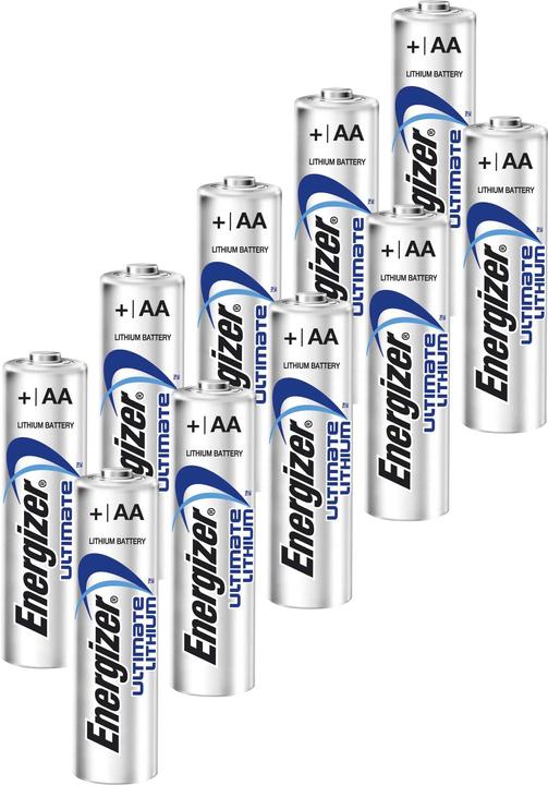 Actual product image Energizer Ultimate Lithium (10 pcs., AA, 3000 mAh)