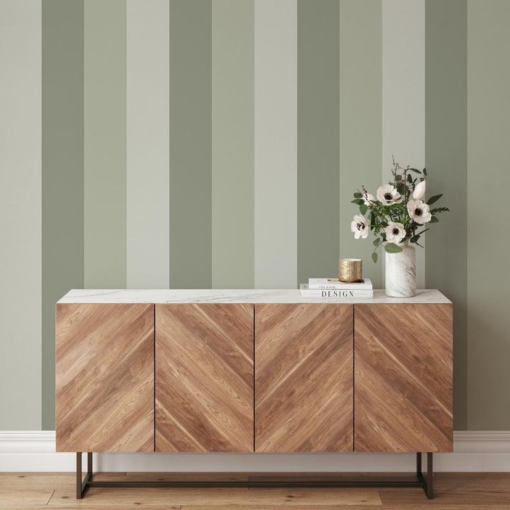 Produktbild World of Wallpaper Streifen Strukturtapete