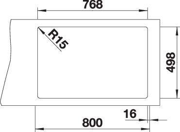 Produktbild Blanco Etagon 8 (Einbauspüle, 51 cm, 78 cm)