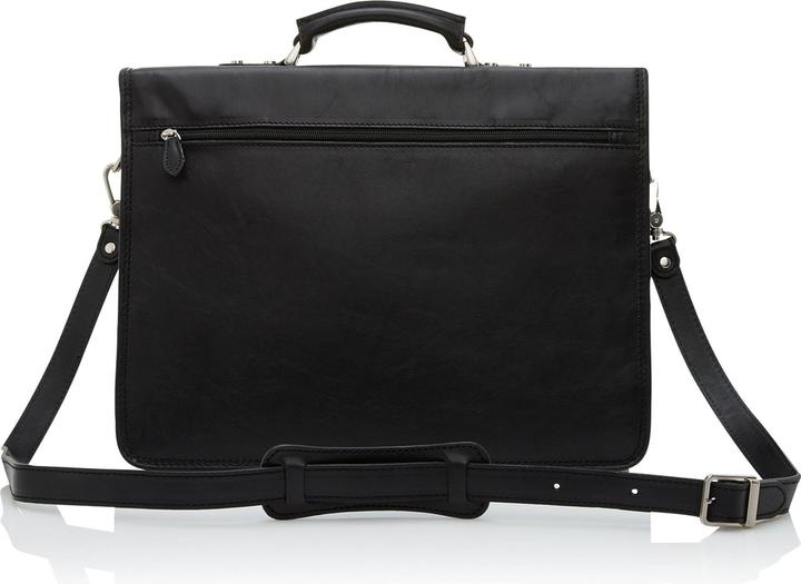 Actual product image Castelijn & Beerens & Beerens Lederen Laptoptas 13.3 Zwart | 689684 (13.30")