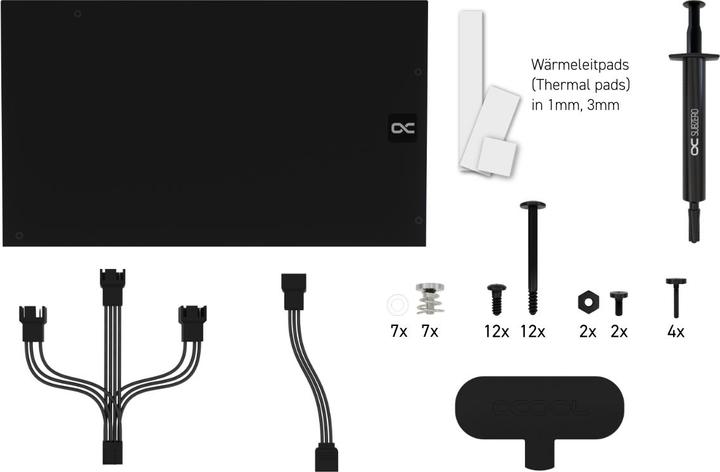 Image du produit Alphacool Eiswolf 2 AIO - 360mm RTX 4080 Strix avec plaque arrière