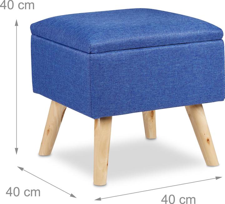 Immagine prodotto Relaxdays Sgabello con Contenitore, Vari Colori