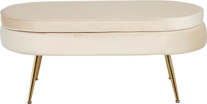 Image du produit SalesFever Pouf ovale beige or