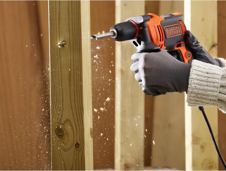 Image du produit Black & Decker BEH710KQS Perceuse Sans Clé (Fonctionnement sur secteur)