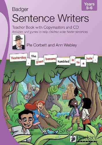 Immagine prodotto Badger Sentence Writers Teacher Book with Copymasters and CD: Years 5-6 (Inglese, Torta Corbett, Juliet Breese, Gaynor Berry, Ann Webley, 2019)