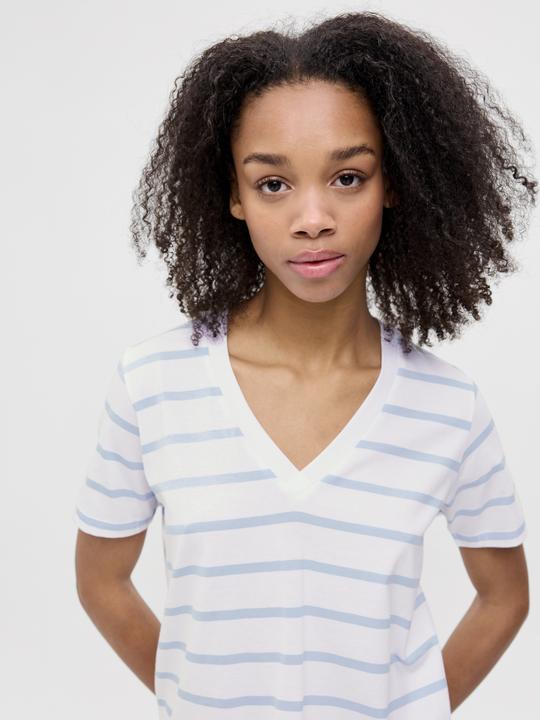 Produktbild JJXX Jxannie Reg Vneck Stripe Ss Tee Jrs Sn (XL)
