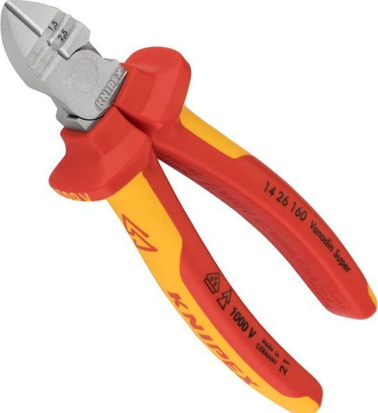 Image du produit Knipex Pince à dénuder coupante de côté (160 mm)