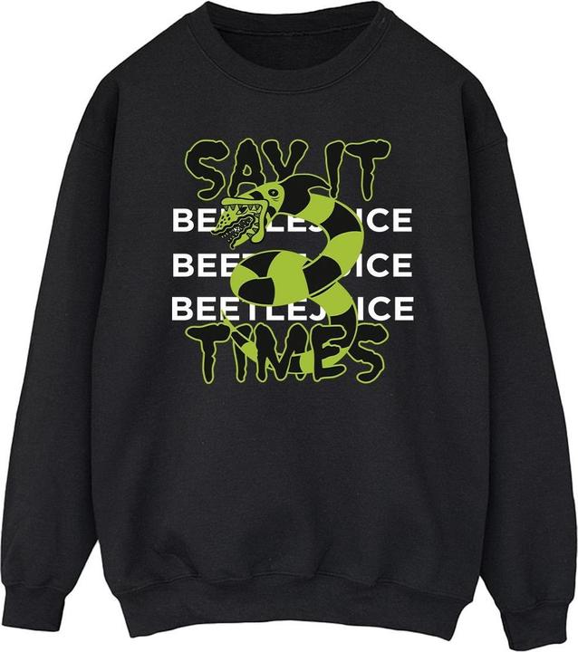 Produktbild Beetlejuice Say It 3 Times Sweatshirt (5XL)
