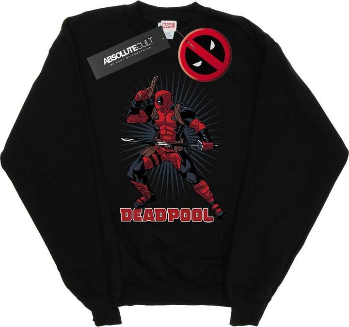 Deadpool Gun Sword Burst Sweatshirt (3XL)