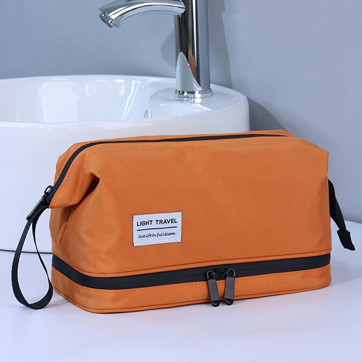 Produktbild Only-Bags.Store Grosse Kapazität Reise-Toilettenbeutel mit mehreren Fächern, für Geschäftsreise und Geschenk