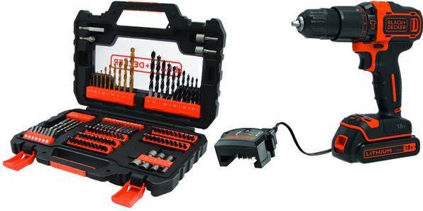 Actual product image Black & Decker Battery drill set (Rechargeable battery operated)