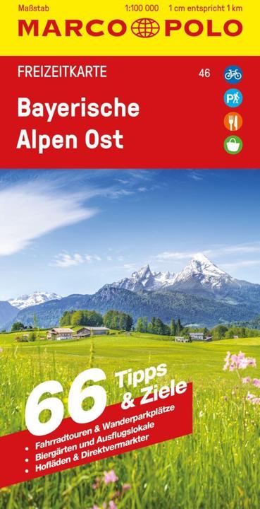 Produktbild Freizeitkarte 46 Bayerische Alpen Ost 1:100.000