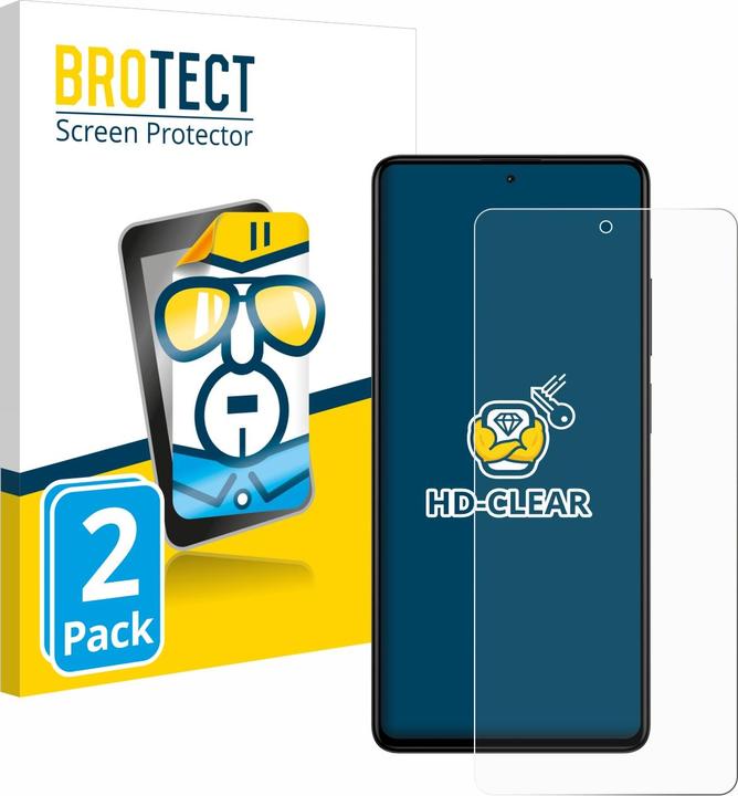 Produktbild BROTECT Schutzfolie Displayschutz Klar (2 Stück, Xiaomi Redmi Note 12 Pro+)