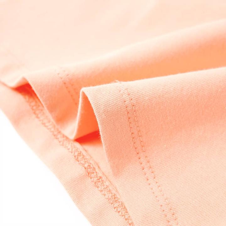 Actual product image VidaXL Children's T-shirt light orange 92,Material: 95 % cotton. 5 (92)