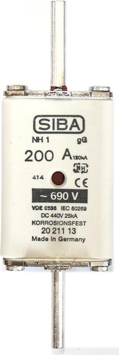 Siba Cartouche fusible NH (Fusible NH-DIN, 80 A)