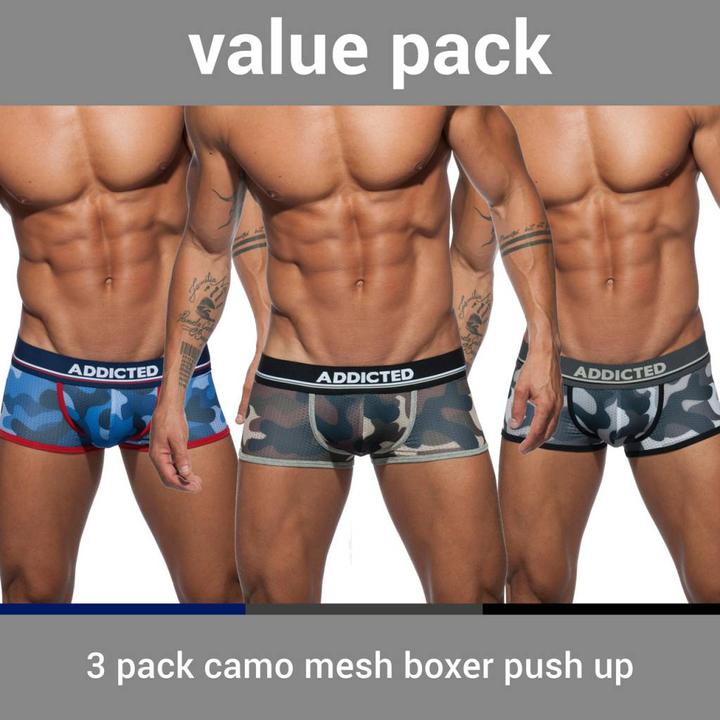 Produktbild Addicted Three Pack Camo Boxer (3XL, 3er Pack)