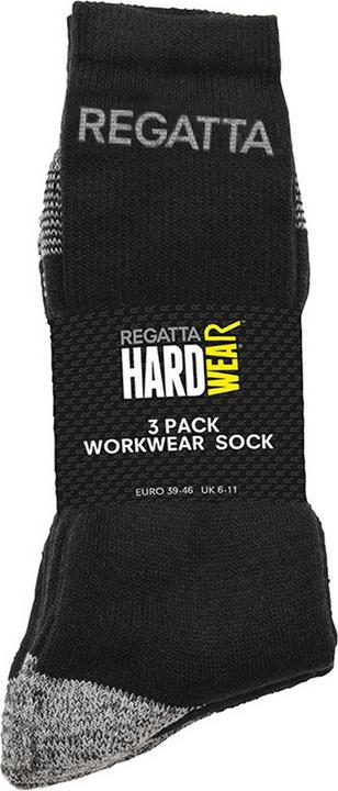 Image du produit Regatta Chaussettes de travail Hardwear (paquet de 3) (Lot de 3, 39 - 46)