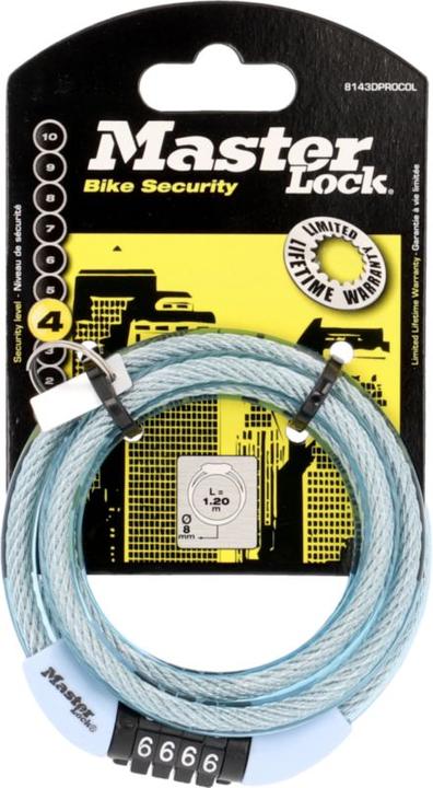 Productafbeelding Master Lock Spiraalkabelslot (120 cm)