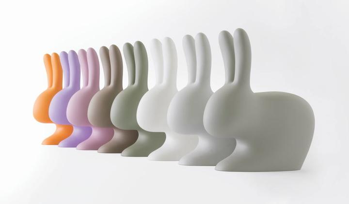 Produktbild Qeeboo Kinderstuhl Rabbit Black (Kinderstuhl)