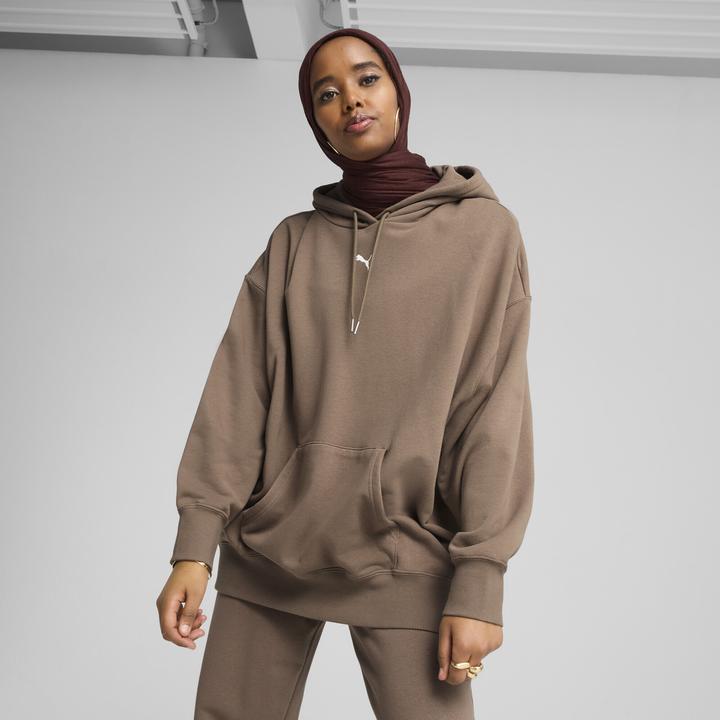 Immagine prodotto Puma WARDROBE ESS Felpa con cappuccio over-oversize TR (XS)