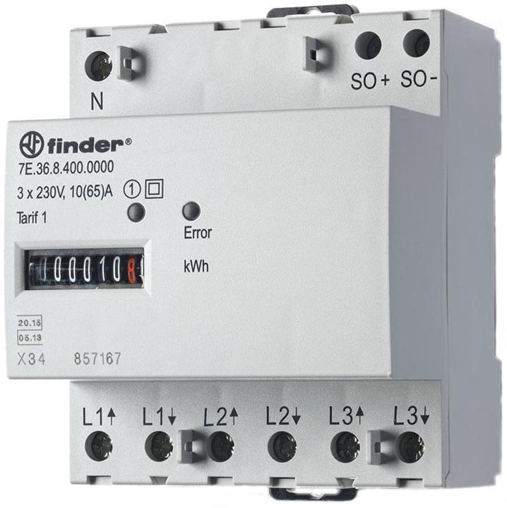 Immagine prodotto Finder Contatore trifase meccanico 65