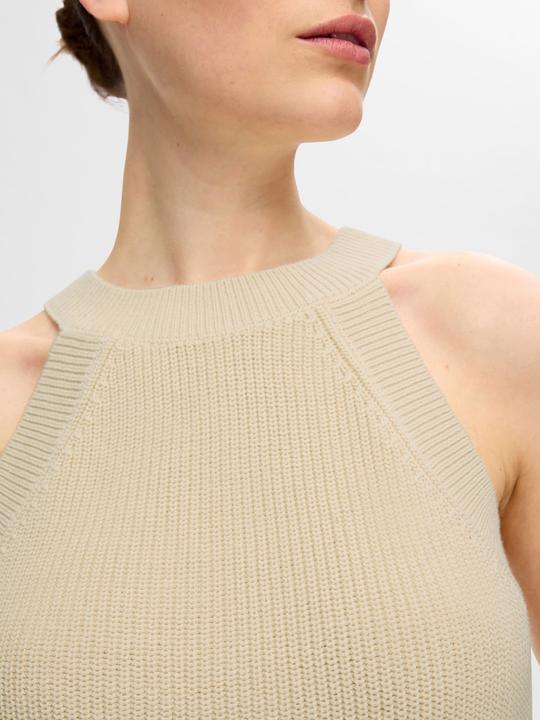 Actual product image Selected Femme Knitted halterneck top (XL)