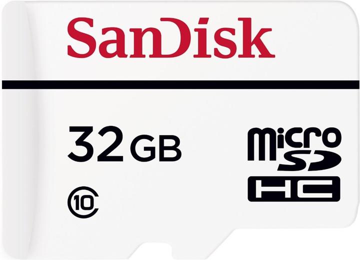 Actual product image SanDisk High Endurance (32 GB, microSDHC, U3, UHS-I)