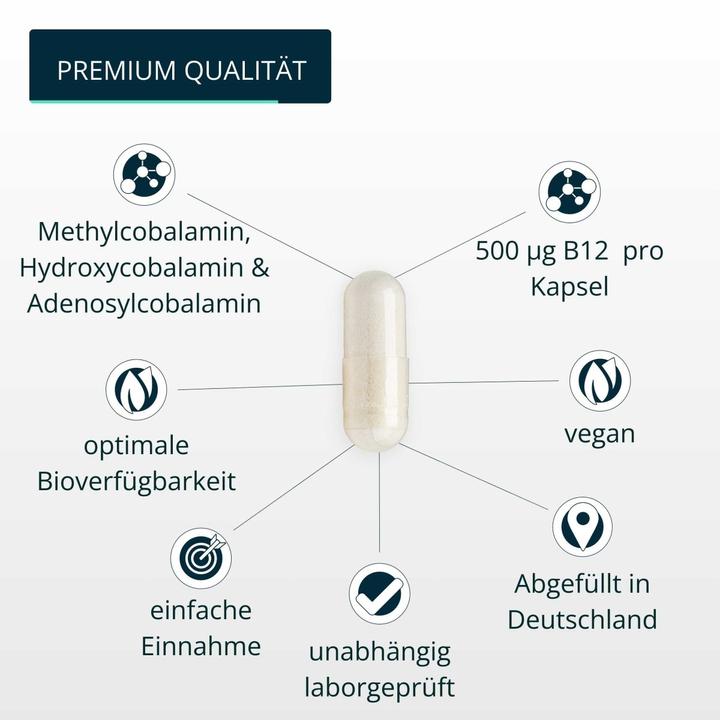 Produktbild Brandl-Nutrition Vitamin B12 Vegan (1 Stück, Kapseln, 45 g)
