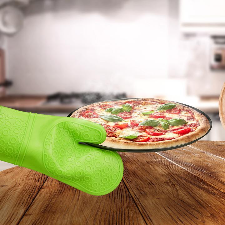 Actual product image Relaxdays Silicone Oven Gloves (Silicone)