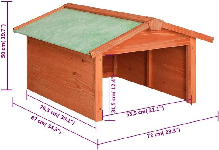 Image du produit VidaXL Kowan (Tondeuse à gazon, Garage pour tondeuse robot)
