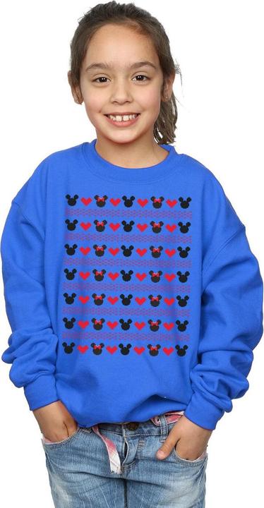 Image du produit Disney - Sweat MICKEY AND MINNIE CHRISTMAS HEARTS - Fille (140, 146)
