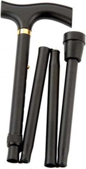 Actual product image Gastrock Folding stick with hardwood handle bronze