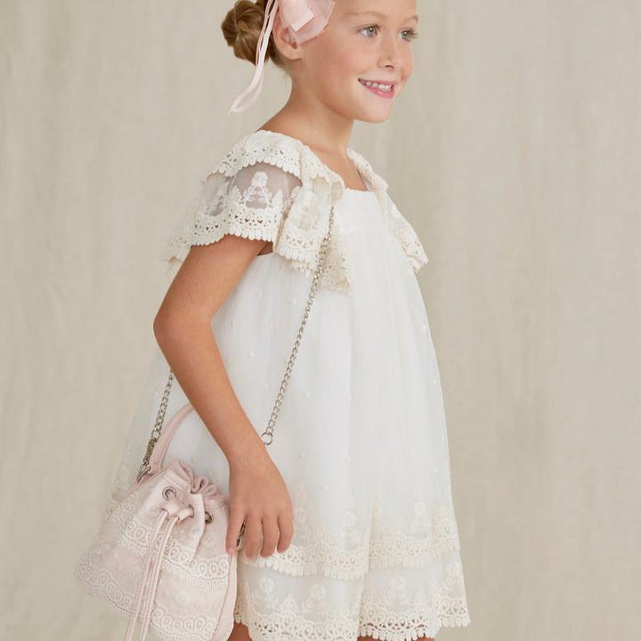 Image du produit Abel & Lula Sac à bandoulière Dentelle Rose Blanc