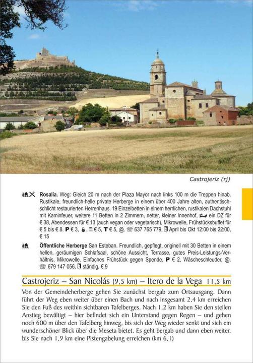 Immagine prodotto Spanien: Jakobsweg Camino Francés (Tedesco, Raimund Joos, 2024)
