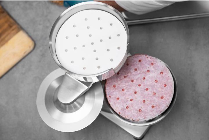 Produktbild Royal Catering Hamburger Maschine Hamburgerpresse Burgerpresse Pattymaker Edelstahl 150 mm